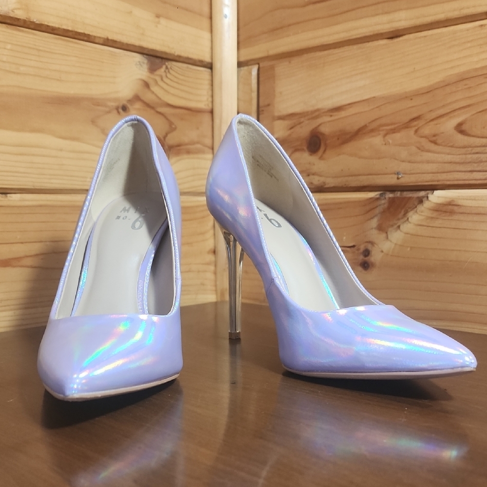 Iridescent Purple High Heels